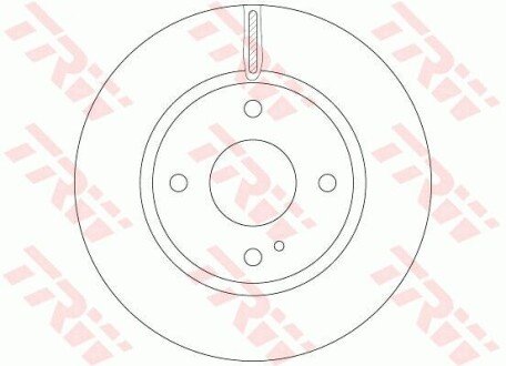 Диск тормозной TRW DF6399 (фото 1)