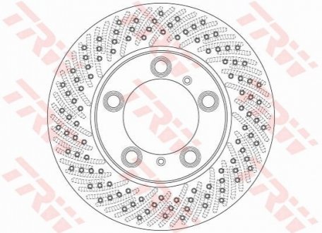Диск гальмівний TRW DF6413S (фото 1)