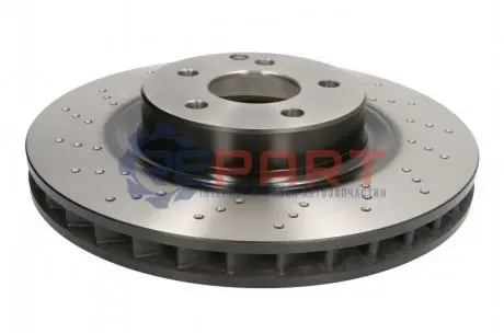 Фото Диск гальмівний (передній) MB E-class (W211) 02-08 TRW (DF6433S) зображення 1