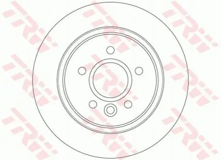 Диск гальмівний задн Лів/Прав VOLVO C30, C70 II, S40 II, V40, V50 1.5-2.5 12.03-08.19 TRW DF6535 Купити в Україні