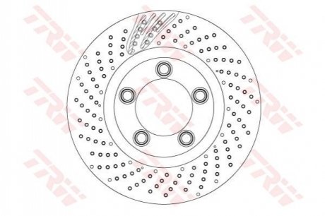 ДИСК ТОРМ. TRW DF6542S (фото 1)