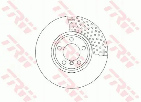 Двочастинний гальмівний диск передн Лів/Прав BMW 1 (F20), 1 (F21), 2 (F22, F87), 2 (F23), 3 (F30, F80), 3 (F31), 3 GRAN TURISMO (F34), 4 (F32, F82), 4 (F33, F83) 1.5-3.0H 07.11 TRW DF6603S Купити в Україні