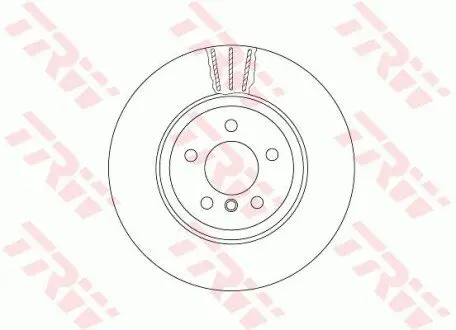 Диск тормозной двухсекционный TRW DF6610S