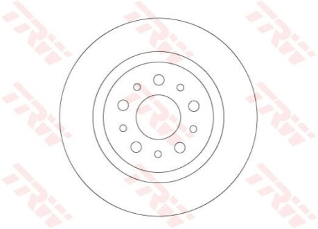 Гальмівний диск TRW DF6714 (фото 1)