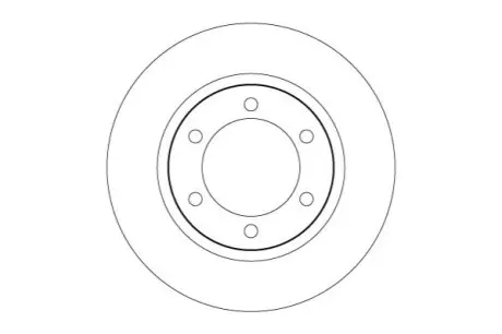 Диск гальмівний передн Лів/Прав TOYOTA FORTUNER, HILUX VII, HILUX VIII 2.4D-4.0 06.04 TRW DF6726S