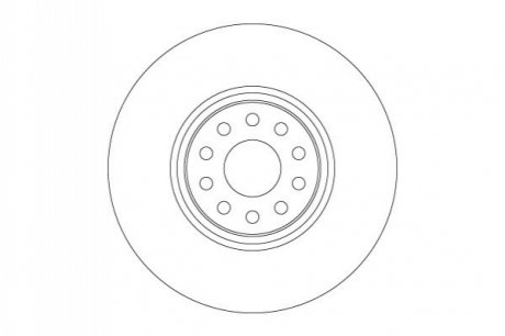 Гальмівний диск TRW DF6733S (фото 1)