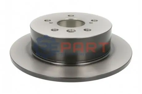 Диск гальмівний (задній) Toyota Camry/Lexus ES 11- (280.90x10) (з покриттям) (повний) TRW DF6760 Купити в Україні