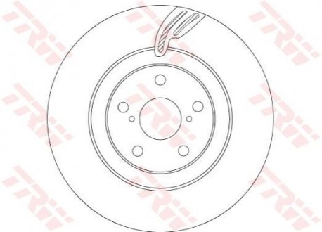 Диск гальмівний TRW DF6792S (фото 1)