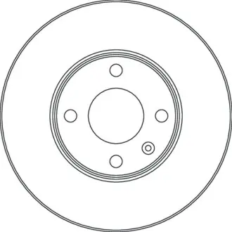 Диск гальмівний передн Лів/Прав OPEL KARL 1.0/1.0LPG 01.15-03.18 TRW DF6831