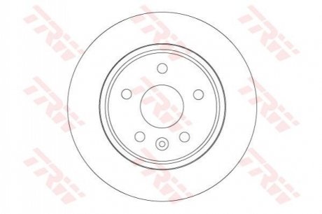 Диск гальмівний задній TRW DF6846 (фото 1)