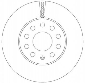 Диск гальмівний - (5Q0615301E, 5Q0615301A) TRW DF6903S