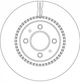 Гальмівний диск TRW DF6904 (фото 1)