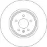 Диск гальмівний передн Лів/Прав OPEL INSIGNIA B, INSIGNIA B COUNTRY, INSIGNIA B GRAND SPORT 1.5-2.0D 03.17 TRW (DF6917S) зображення 1