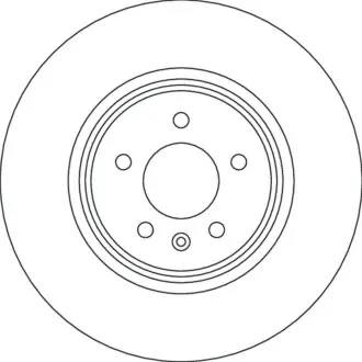 Диск гальмівний передн Лів/Прав OPEL INSIGNIA B, INSIGNIA B COUNTRY, INSIGNIA B GRAND SPORT 1.5-2.0D 03.17 TRW DF6917S