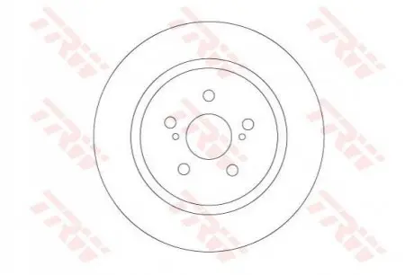 Диск гальмівний задн Лів/Прав LEXUS CT TOYOTA URBAN CRUISER 1.4D/1.8H 01.09 TRW DF6920