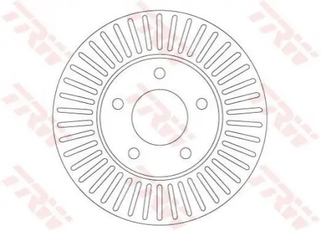 Диск гальмівний передн Лів/Прав FORD MAVERICK FORD USA ESCAPE MAZDA TRIBUTE 2.0/2.3/3.0 03.00 TRW DF6922