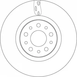 Фото Диск тормозной TRW (DF6933) изображение 1