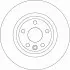 Диск гальмівний задн Лів/Прав JAGUAR E-PACE LAND ROVER DISCOVERY SPORT 2.0-2.2D 09.14 TRW (DF6947) зображення 1