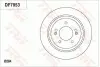 Диск гальмівний (задній) Hyundai Sonata 2.4 10-15 (284x10) DF7953