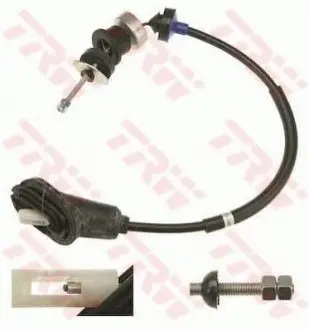 Трос зчеплення (670мм/510мм) CITROEN SAXO PEUGEOT 106 I, 106 II 1.0-1.6 06.94-07.04 TRW GCC1715