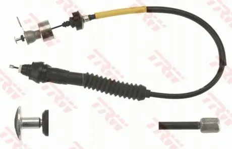 Трос зчеплення (902мм/724мм) CITROEN BERLINGO PEUGEOT PARTNER, PARTNER TEPEE 1.1-2.0D 06.96 TRW GCC3106 Купити в Україні