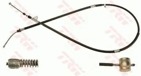 Трос стояночного тормоза задн (1820мм/1520мм, тормоза: барабан) TOYOTA AVENSIS 1.6-2.0D 09.97-02.03 TRW GCH2226