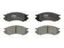 Комплект гальмівних колодок передн, NISSAN NAVARA, PRIMERA 1.6/2.0D/2.5D 06.90-10.01 TRW (GDB1005) зображення 1