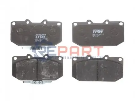 Комплект гальмівних колодок передн, NISSAN 300ZX SUBARU IMPREZA 2.0/2.5/3.0 05.90-12.07 TRW GDB1006