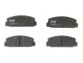 Комплект гальмівних колодок задн, MAZDA 323 C IV, 323 F IV, 323 F V, 323 P V, 323 S IV, 323 S VI, 626 III, 626 IV, RX-7 I, RX-7 II, RX-7 III 1.1-2.2 01.81-08.02 TRW (GDB1027) зображення 1