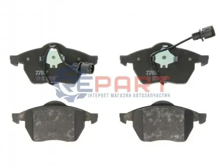 Фото 1 — Колодки гальмівні (передні) Audi A4/A6/Skoda Superb/VW Passat 1.9TDI/2.5TDI 95- TRW (GDB1049) Фото Колодки гальмівні (передні) Audi A4/A6/Skoda Superb/VW Passat 1.9TDI/2.5TDI 95- TRW (GDB1049) зображення 1