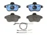 Комплект гальмівних колодок передн, CITROEN XM RENAULT CLIO II 2.0-3.0 05.89-04.05 TRW (GDB1085) зображення 1