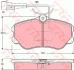 Комплект гальмівних колодок передн, ALFA ROMEO 164 FIAT CROMA LANCIA THEMA 1.9D-2.8 12.85-09.98 TRW (GDB1095) зображення 1