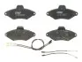 Комплект гальмівних колодок передн, CITROEN XANTIA 1.6-2.0D 03.93-04.03 TRW (GDB1101) зображення 1