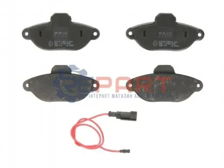 Фото 1 — Колодки гальмівні (передні) Fiat 500 07-/Panda 03-/Punto 93-10 TRW (GDB1115) Фото Колодки гальмівні (передні) Fiat 500 07-/Panda 03-/Punto 93-10 TRW (GDB1115) зображення 1