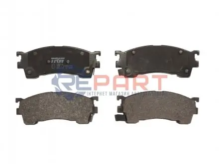 Фото 1 — Колодки гальмівні (передні) Mazda 626 IV/V 91-02/MX-6 92-97 TRW (GDB1139) Фото Колодки гальмівні (передні) Mazda 626 IV/V 91-02/MX-6 92-97 TRW (GDB1139) зображення 1