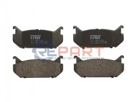 Комплект гальмівних колодок задн, FORD USA PROBE II MAZDA 626 IV, MX-6, XEDOS 6 1.6-2.5 08.91-10.99 TRW GDB1140