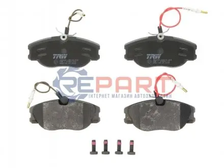 Фото 1 — Колодки гальмівні (передні) Citroen Jumpy/Evasion/Fiat Scudo/Peugeot Expert/806 95-06 (+датчики) TRW (GDB1148) Фото Колодки гальмівні (передні) Citroen Jumpy/Evasion/Fiat Scudo/Peugeot Expert/806 95-06 (+датчики) TRW (GDB1148) зображення 1