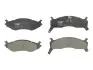 Комплект гальмівних колодок передн, CHRYSLER DAYTONA, LE BARON, NEW YORKER, VOYAGER II DODGE CARAVAN, DAYTONA PLYMOUTH SUNDANCE 2.2-3.3 09.86-12.96 TRW (GDB1158) зображення 1