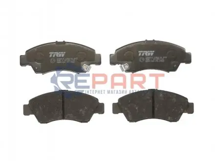 Фото Колодки гальмівні (передні) Honda Civic V/VI 91-01/Jazz 02-08 TRW (GDB1164) зображення 1