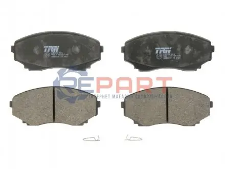 Фото 1 — Комплект гальмівних колодок, дискове гальмо TRW (GDB1177) Фото Комплект гальмівних колодок, дискове гальмо TRW (GDB1177) зображення 1