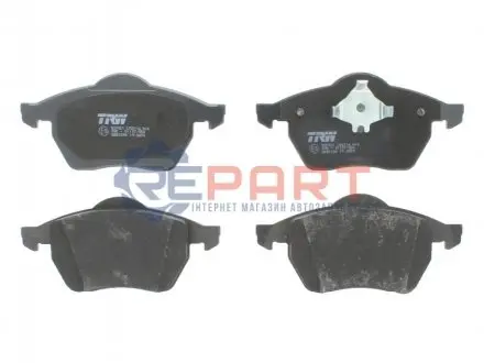 Фото Комплект гальмівних колодок, дискове гальмо TRW (GDB1204) зображення 1