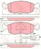Комплект гальмівних колодок передн, FORD SCORPIO I, SIERRA, SIERRA I 2.0-2.9 08.82-12.94 TRW (GDB1208) зображення 1
