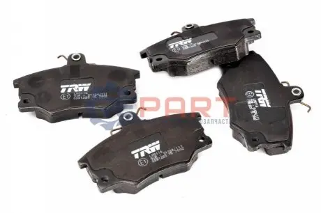 Комплект гальмівних колодок передн, ALFA ROMEO 155, SPIDER FIAT PUNTO 1.2-2.0 10.93-03.12 TRW GDB1223