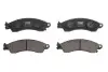 Комплект гальмівних колодок передн, CHEVROLET CAMARO, CORVETTE FORD USA MUSTANG PONTIAC FIREBIRD 3.1-5.7 10.84-12.04 TRW (GDB1226) зображення 1