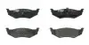 Комплект гальмівних колодок задн, CHRYSLER 300M, CIRRUS, CONCORDE, LE BARON, NEON, NEON II, PT CRUISER, SARATOGA, SEBRING, STRATUS, VISION, VOYAGER III DODGE AVENGER, CARAVAN 1.6-3.8 10.89 TRW (GDB1234) зображення 1