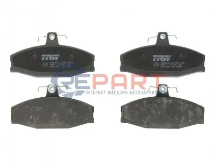 Фото 1 — Комплект гальмівних колодок, дискове гальмо TRW (GDB1280) Фото Комплект гальмівних колодок, дискове гальмо TRW (GDB1280) зображення 1