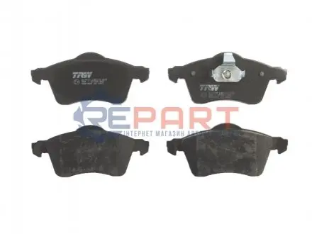 Комплект гальмівних колодок передн, VW CALIFORNIA T4 CAMPER, TRANSPORTER T4 1.8-2.8 07.90-06.03 TRW GDB1282 Купити в Україні