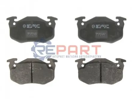 Фото Колодки гальмівні (передні) Renault Laguna I 93-01/Megane I 96-03/Safrane 92-00 (з датчиком) TRW (GDB1305) зображення 1