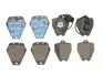 Комплект гальмівних колодок передн, AUDI 100 C4, A6 C4, A8 D2 2.2/2.8/4.2 08.91-06.99 TRW (GDB1329) зображення 1