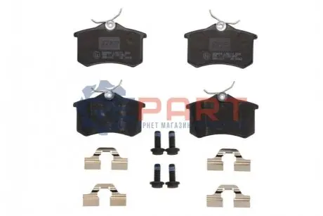 Колодки гальмівні (задні) VW Caddy III 04-/Peugeot 308 07-/Citroen C4 04- TRW GDB1330 Купити в Україні